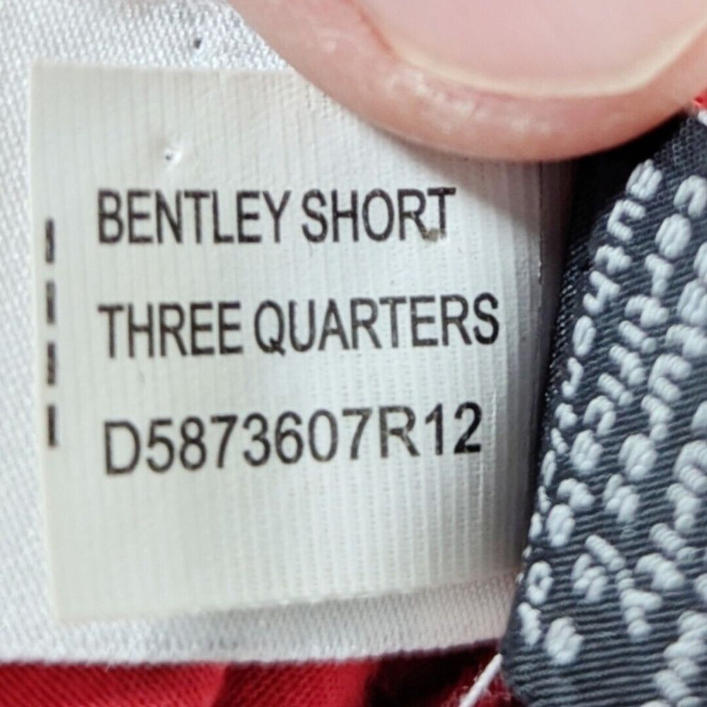 Diane Von Furstenberg Dress M Bentley Three Quarters Red Ruched 3/4 Sleeve View 6